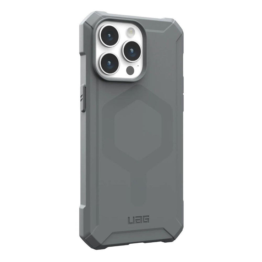 MagSafe puzdro pre Apple iPhone 15 Pro Max, Urban Armor Gear, Essential Armor, Strieborné