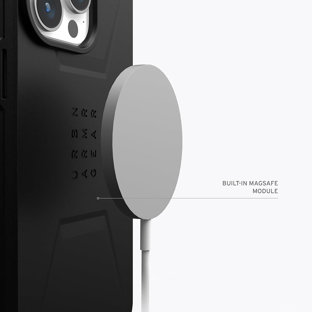 MagSafe puzdro pre Apple iPhone 15 Pro, Urban Armor Gear, Essential Armor, čierne