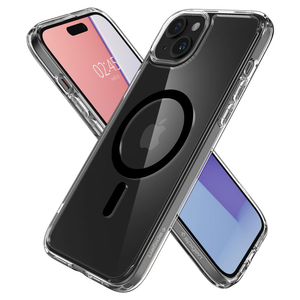MagSafe Case for Apple iPhone 15, Spigen, Ultra Hybrid, Black