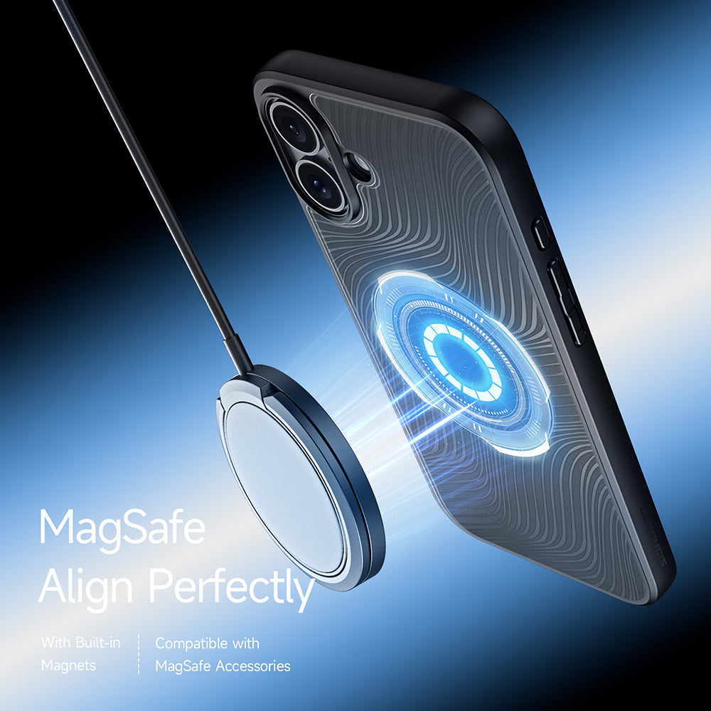 MagSafe puzdro pre Apple iPhone 16 Plus, DUX DUCIS, Aimo, Čierna