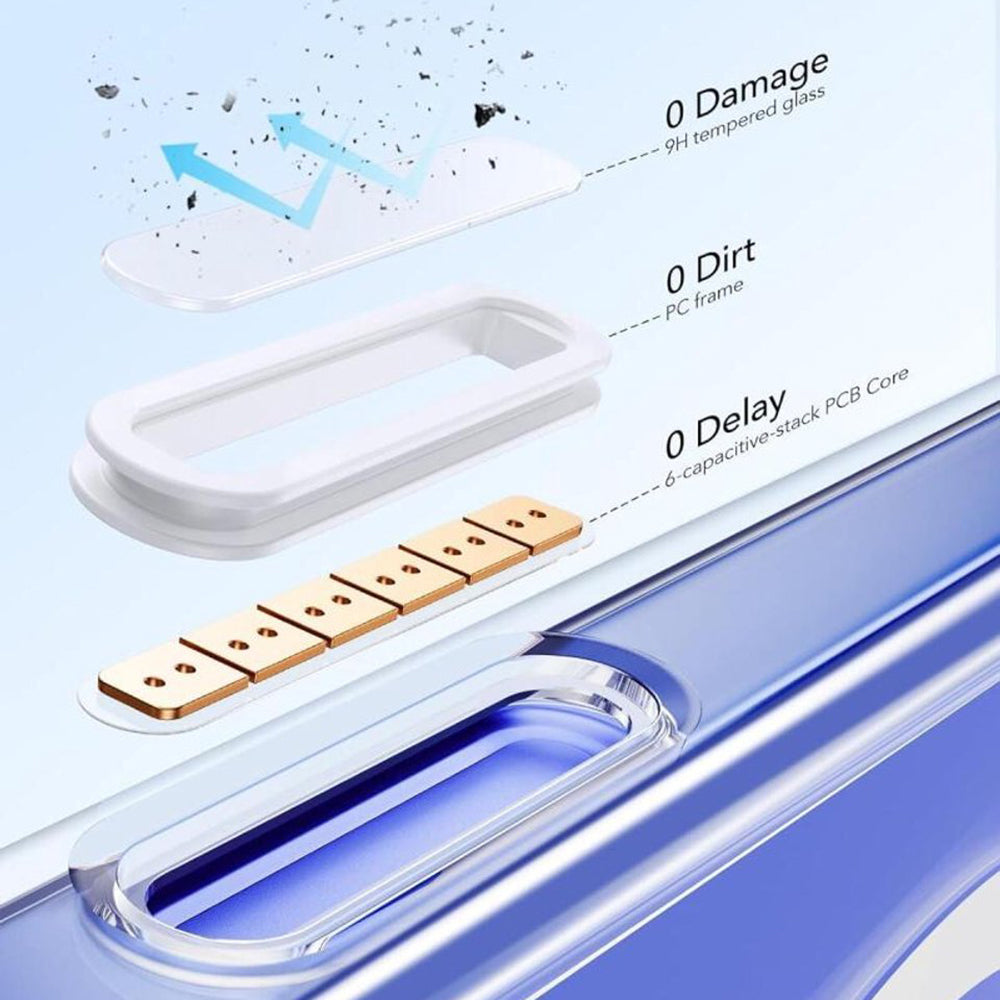 Puzdro MagSafe pre Apple iPhone 16 Plus, ESR, Classic Hybrid Kickstand Slide, Transparentné