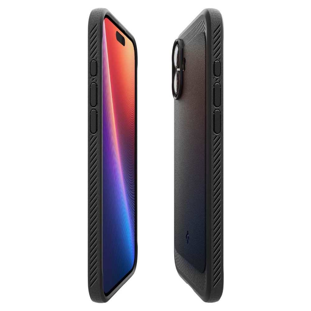 Puzdro MagSafe pre Apple iPhone 16 Plus, Spigen, Rugged Armor, Matná Čierna