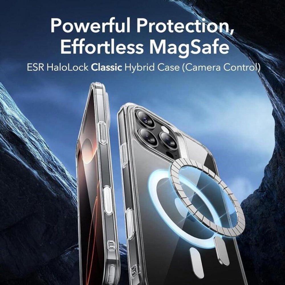MagSafe puzdro pre Apple iPhone 16 Pro, ESR, Classic Hybrid Slide, priehľadné