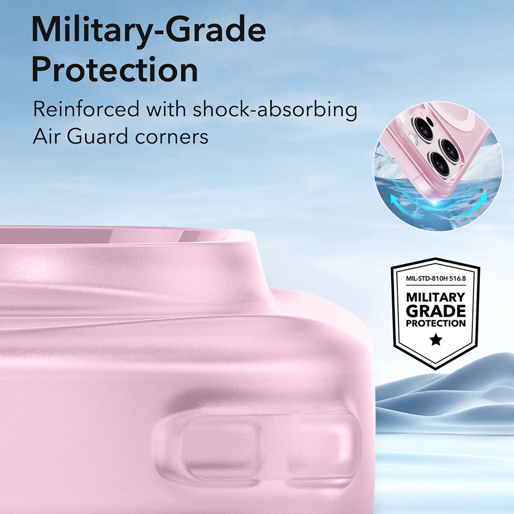 MagSafe Case for Apple iPhone 16 Pro, ESR, Zero, Satin Pink
