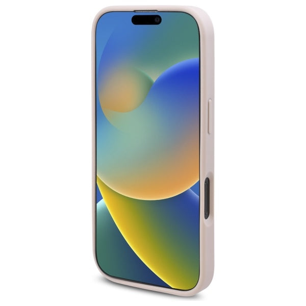 Puzdro MagSafe pre Apple iPhone 16 Pro, Guess, 4G Flowers Print, Ružové