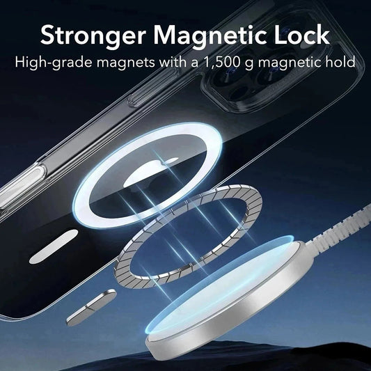 Puzdro MagSafe pre Apple iPhone 16 Pro Max, ESR, Classic Hybrid Slide, Saténová čierna