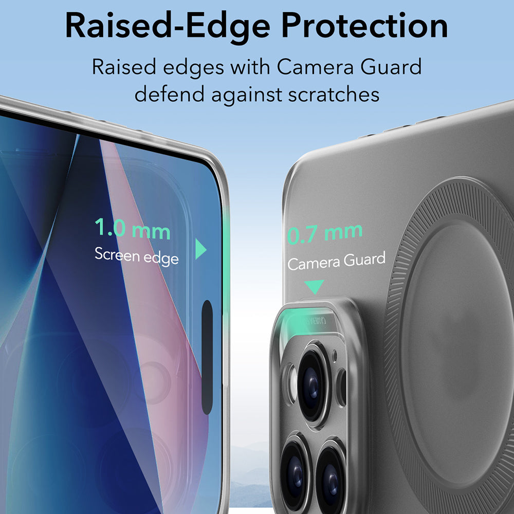 Puzdro MagSafe pre Apple iPhone 16 Pro Max, ESR, Zero, Saténovo Sivé