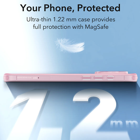 Puzdro MagSafe pre Apple iPhone 16 Pro Max, ESR, Zero, Saténové Ružové