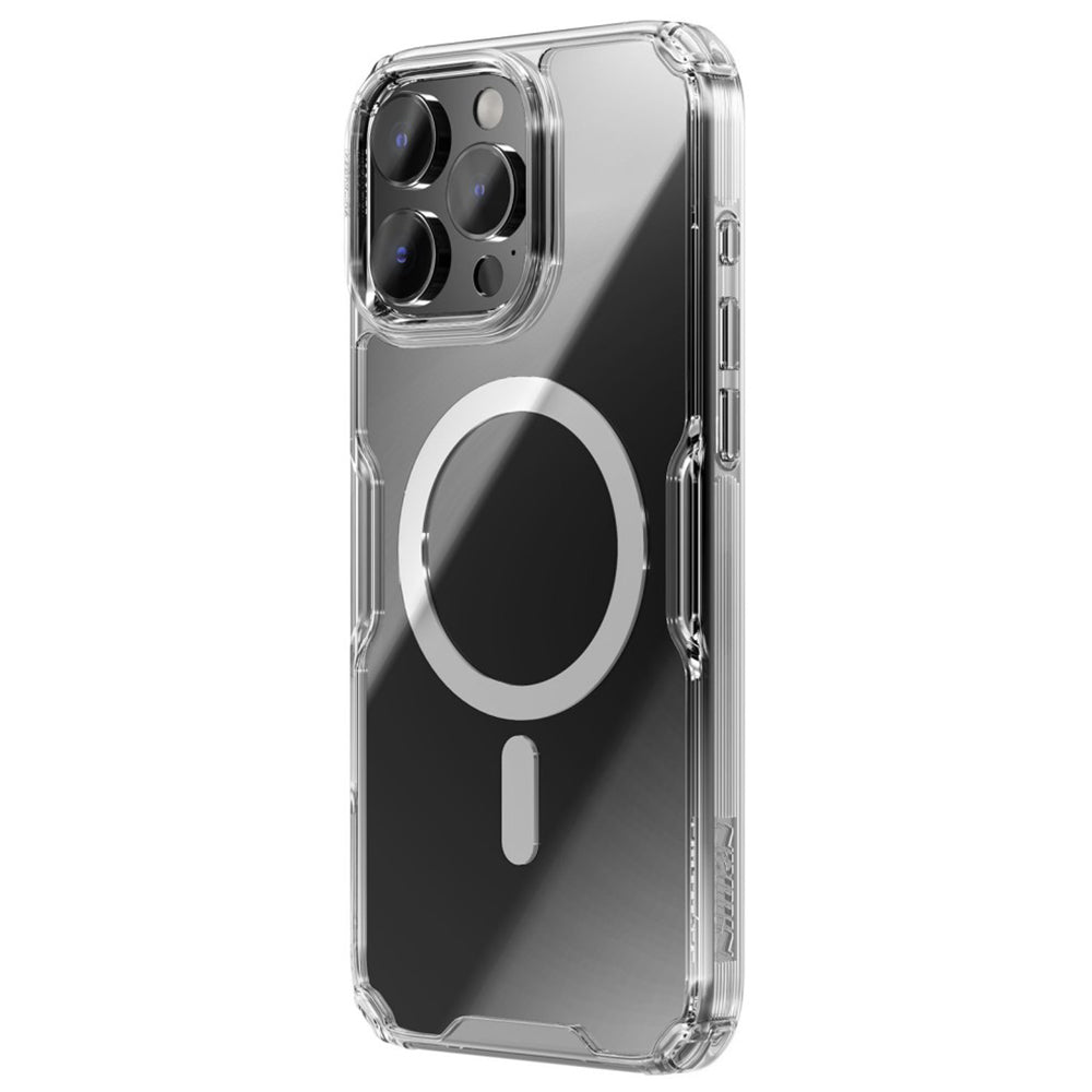 MagSafe puzdro pre Apple iPhone 16 Pro Max, Nillkin, Nature Pro, Priehľadné
