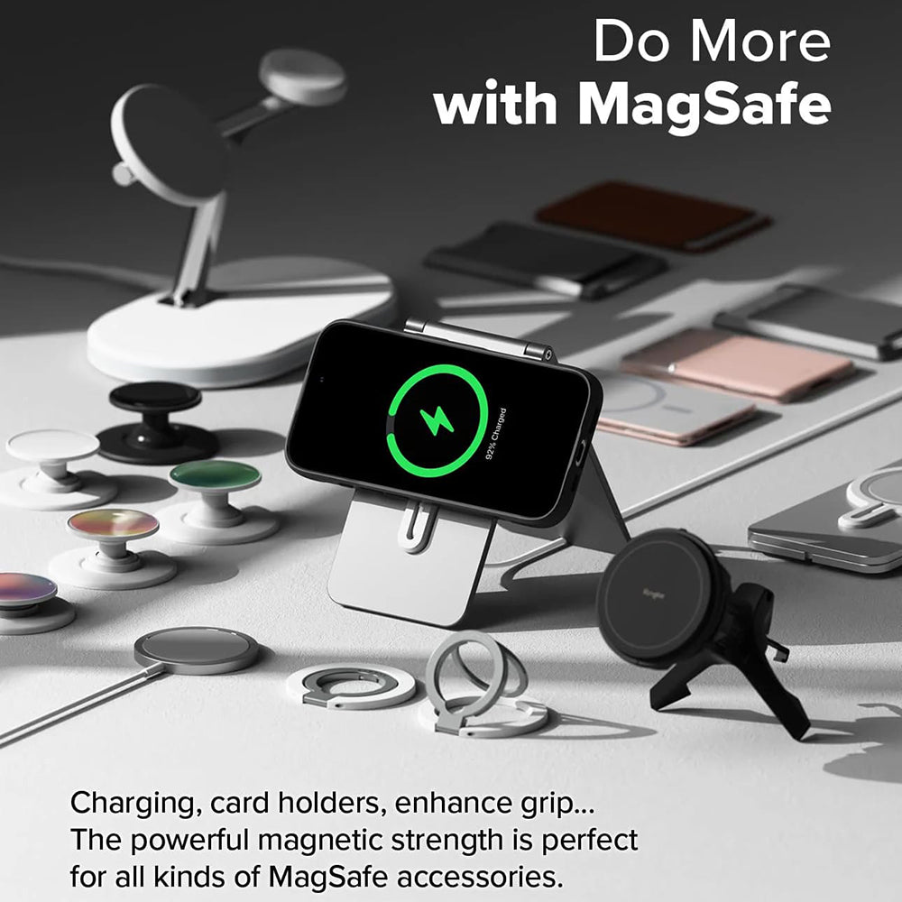 Puzdro MagSafe pre Apple iPhone 16 Pro Max, Ringke, Fusion X, Čierne