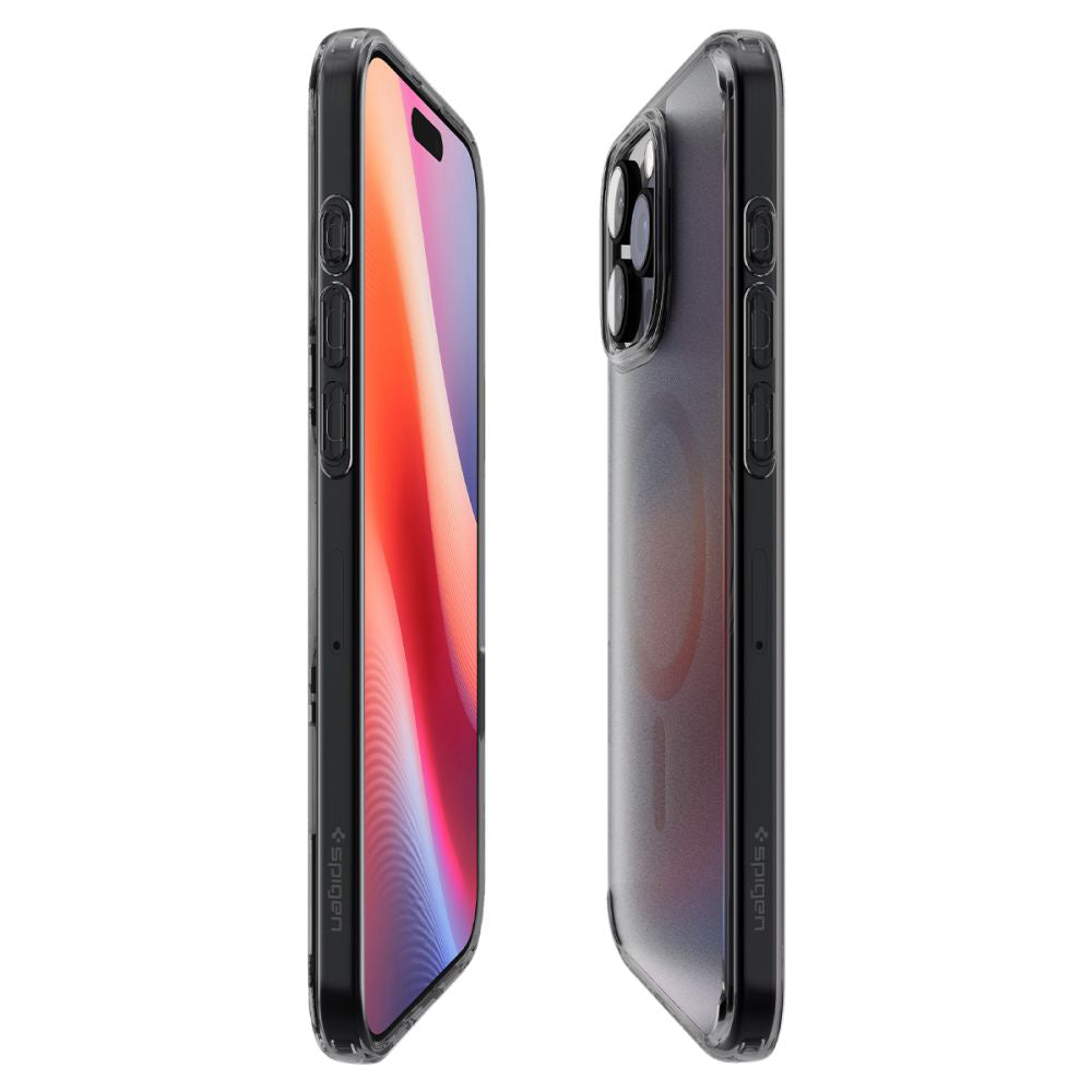Puzdro MagSafe pre Apple iPhone 16 Pro, Spigen, Ultra Hybrid T, Saténová čierna ACS08514