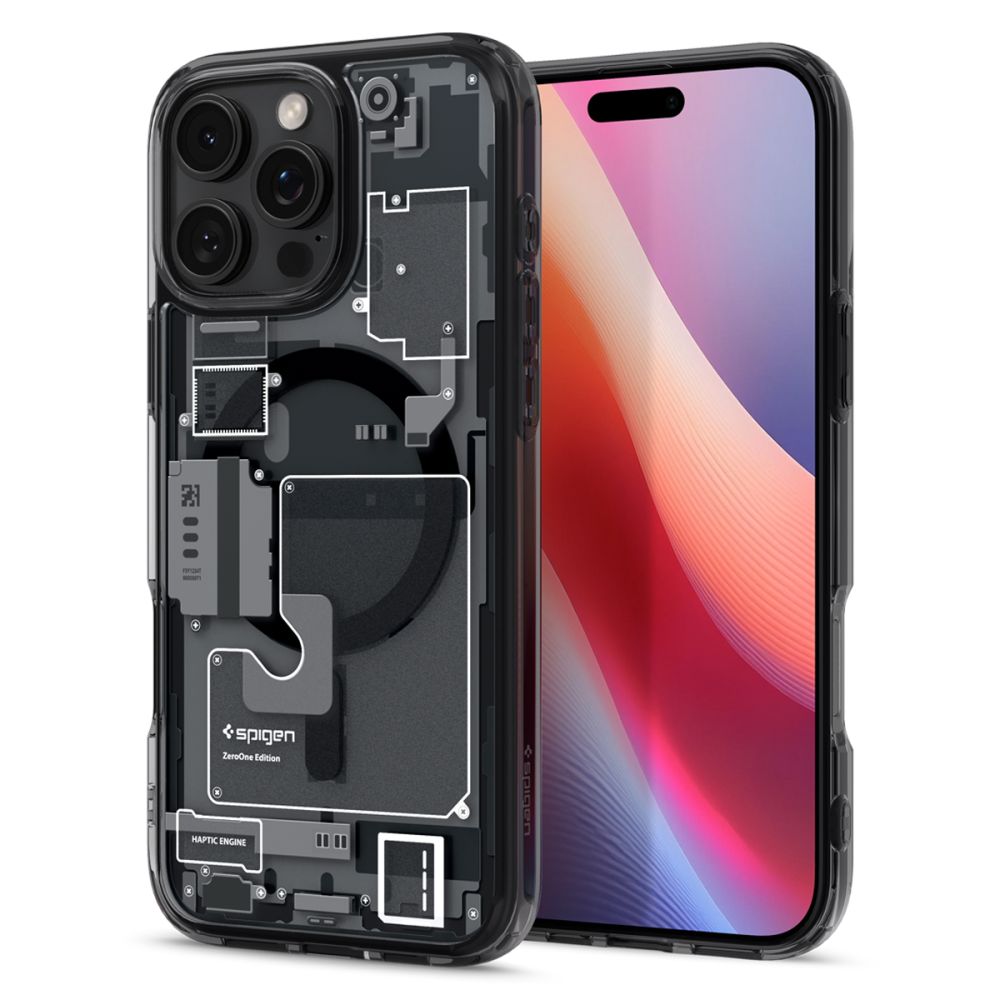 Puzdro MagSafe pre Apple iPhone 16 Pro, Spigen, Ultra Hybrid Zero One, Matná Čierna ACS08135