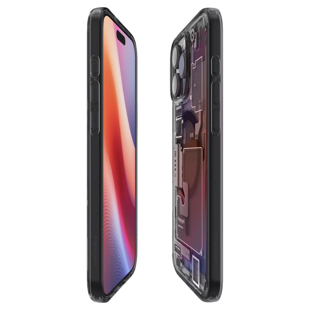 Puzdro MagSafe pre Apple iPhone 16 Pro, Spigen, Ultra Hybrid Zero One, Matná Čierna ACS08135