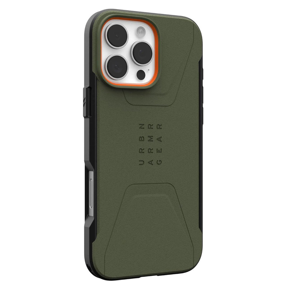 Puzdro MagSafe pre Apple iPhone 16 Pro, Urban Armor Gear, Civilian, Zelená