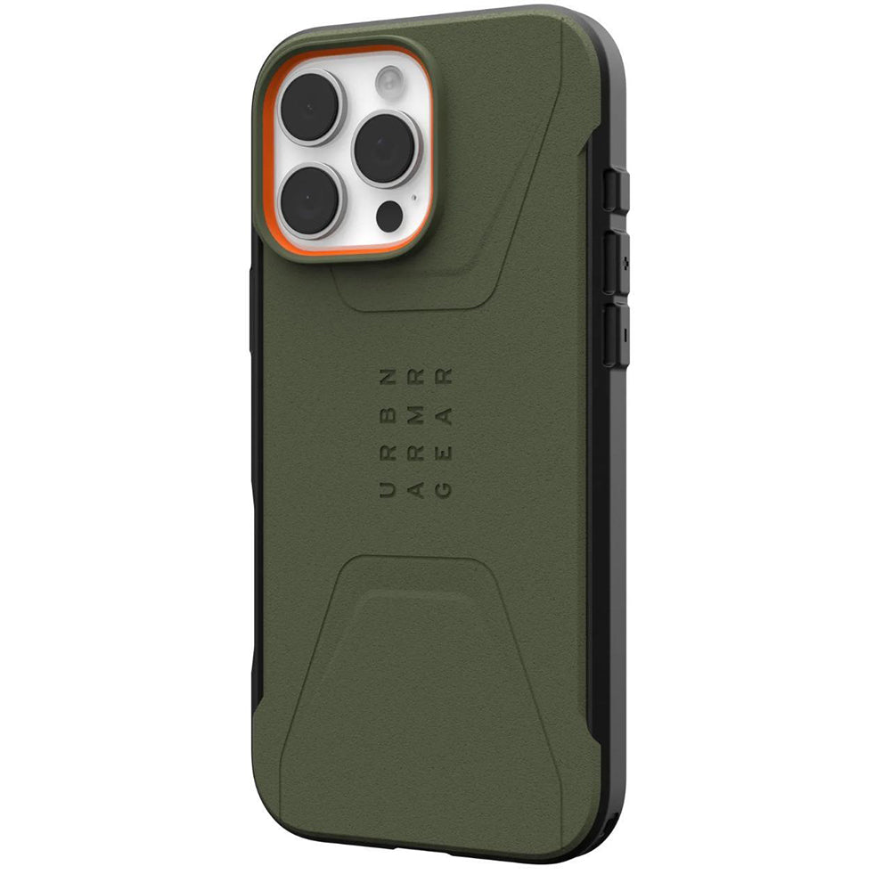 Puzdro MagSafe pre Apple iPhone 16 Pro, Urban Armor Gear, Civilian, Zelená