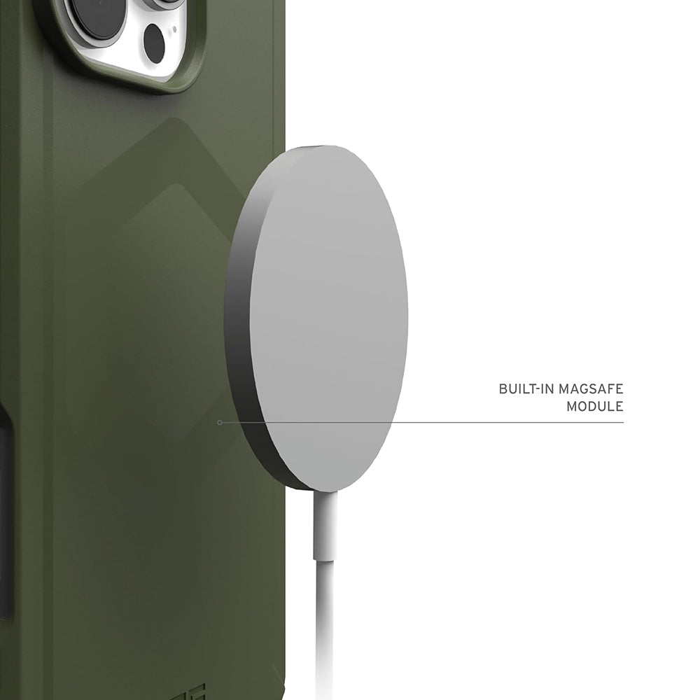 MagSafe puzdro pre Apple iPhone 16 Pro, Urban Armor Gear, Essential Armor, Zelené