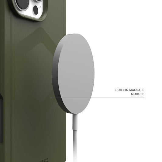 MagSafe puzdro pre Apple iPhone 16 Pro, Urban Armor Gear, Essential Armor, Zelené