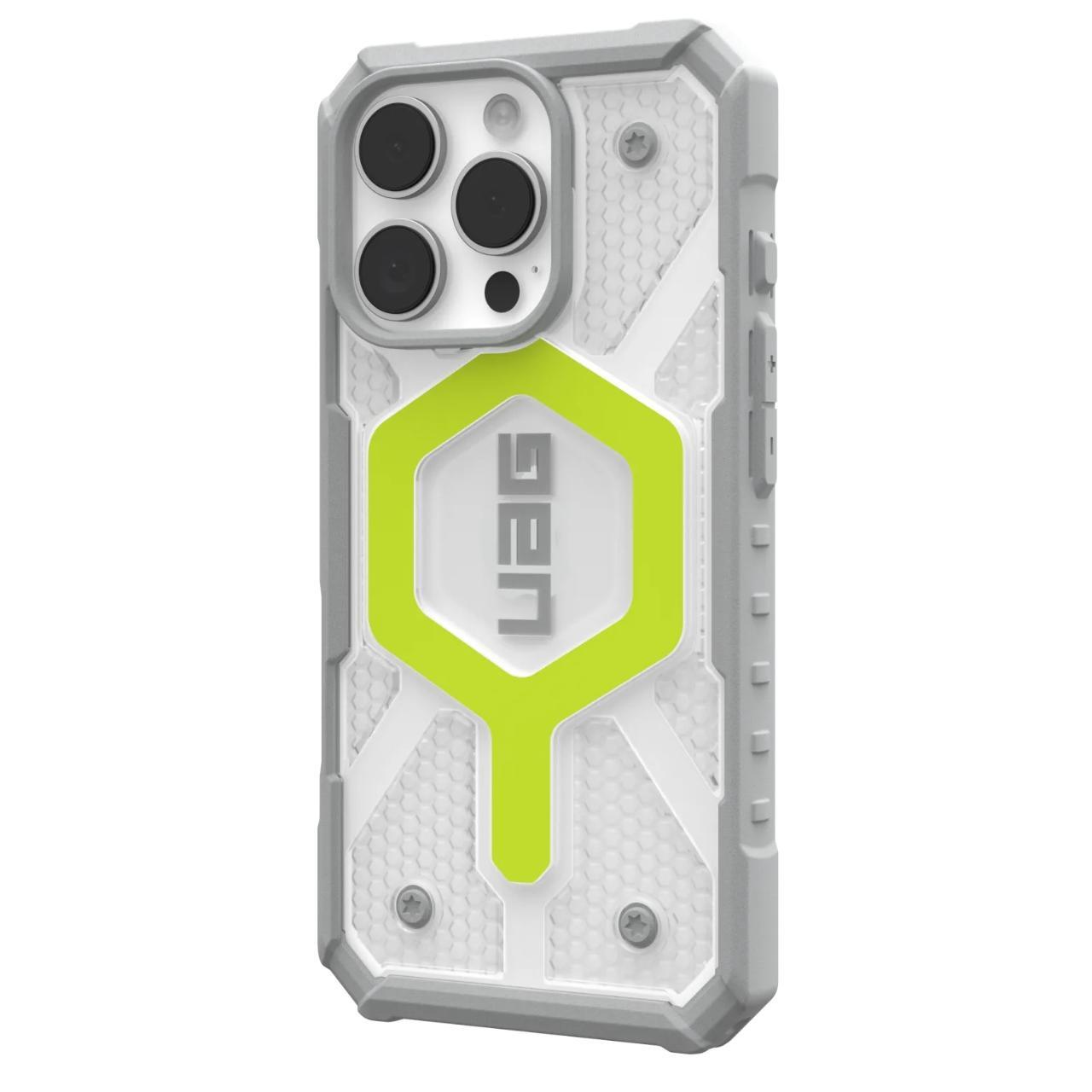 MagSafe puzdro pre Apple iPhone 16 Pro, Urban Armor Gear, Pathfinder Clear, Zelené