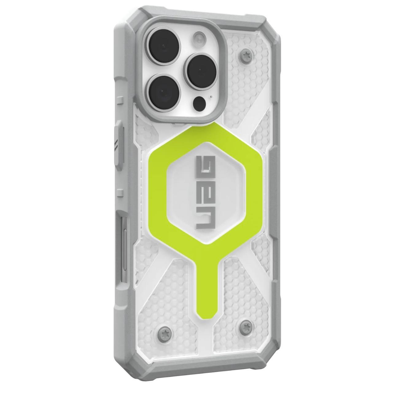 MagSafe puzdro pre Apple iPhone 16 Pro, Urban Armor Gear, Pathfinder Clear, Zelené