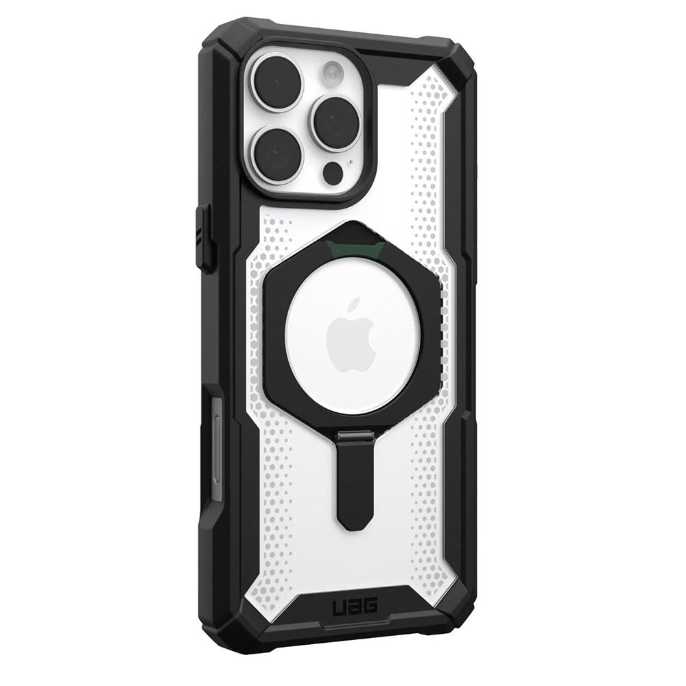 MagSafe puzdro pre Apple iPhone 16 Pro, Urban Armor Gear, Plasma XTE, čierne priehľadné