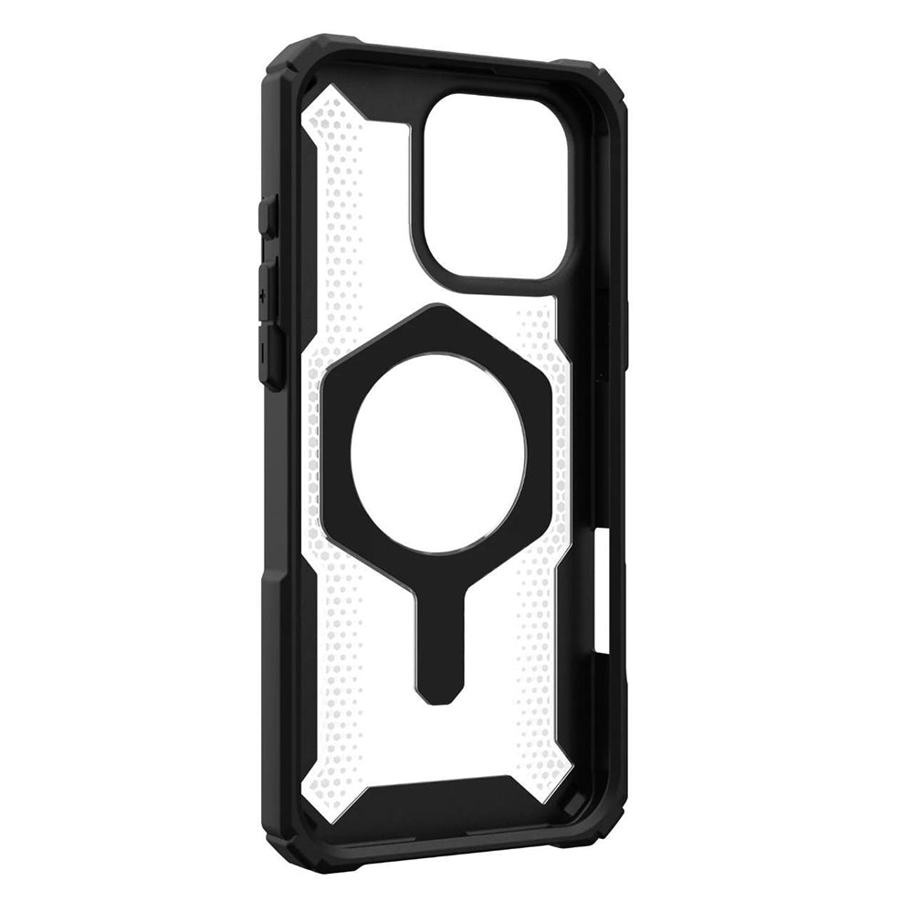 MagSafe puzdro pre Apple iPhone 16 Pro, Urban Armor Gear, Plasma XTE, čierne priehľadné