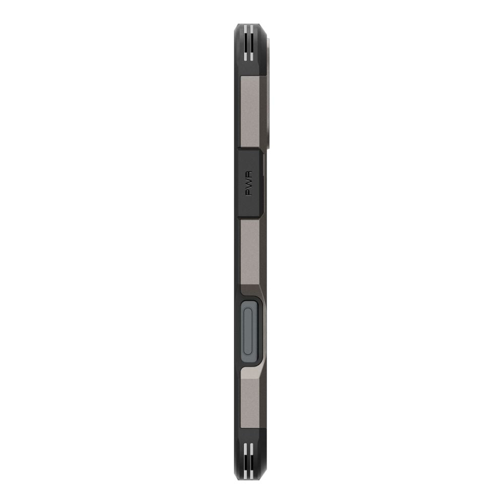 Puzdro MagSafe pre Apple iPhone 16, Spigen, Tough Armor, Sivé