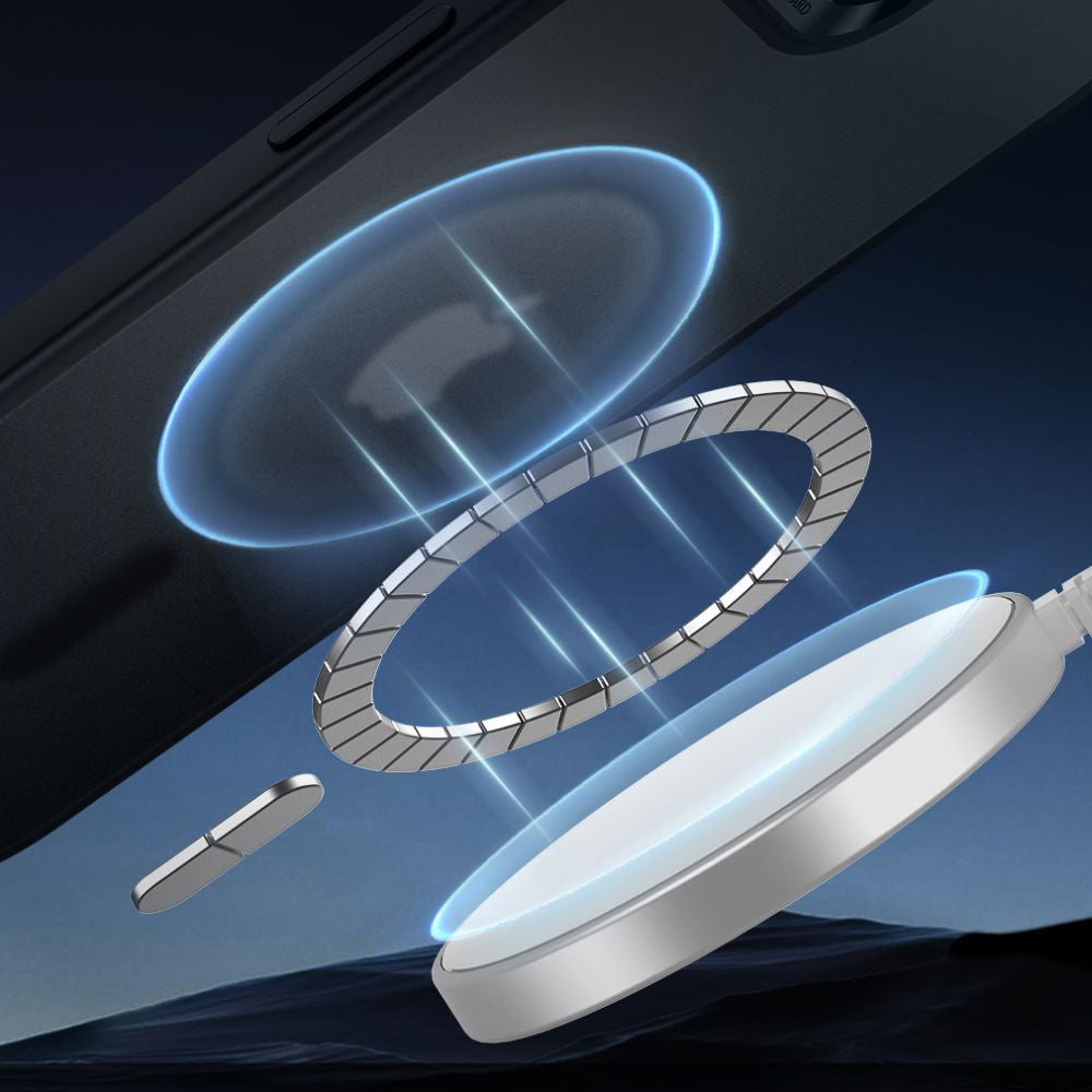 Puzdro MagSafe pre Apple iPhone 17e / 16e, ESR, Classic Hybrid, Saténová čierna