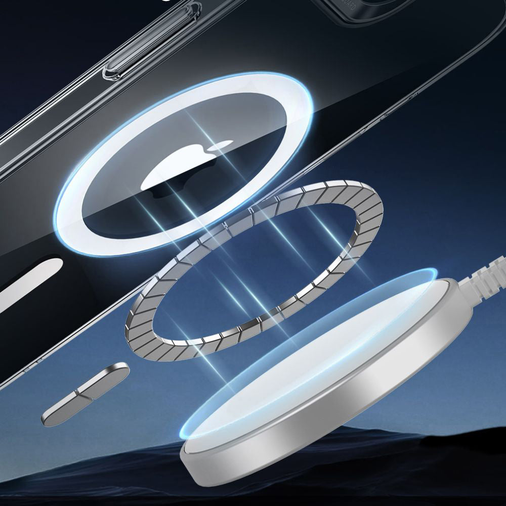 Puzdro MagSafe pre Apple iPhone 17e / 16e, ESR, Classic Hybrid, Transparentné