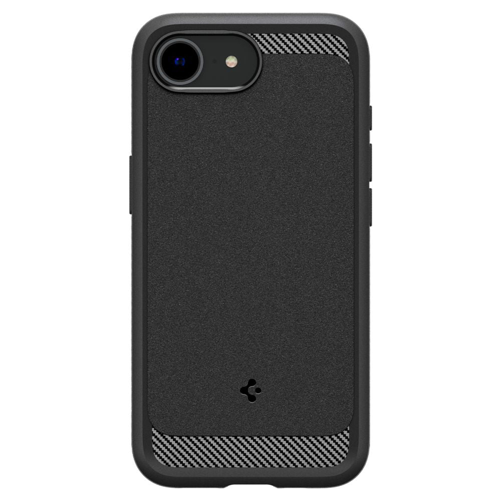 Puzdro MagSafe pre Apple iPhone 17e / 16e, Spigen, Rugged Armor, Matná Čierna