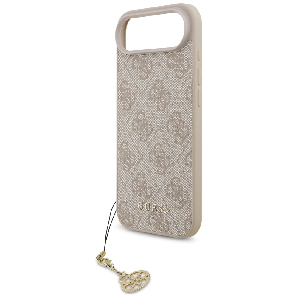 Puzdro MagSafe pre Apple iPhone 17 Air, Guess, 4G Charm Cradle, Ružové