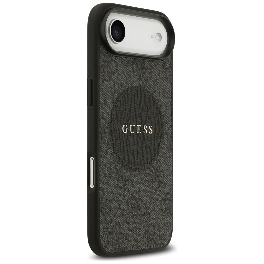 Puzdro MagSafe pre Apple iPhone 17 Air, Guess, 4G Circle Classic Logo, Čierne