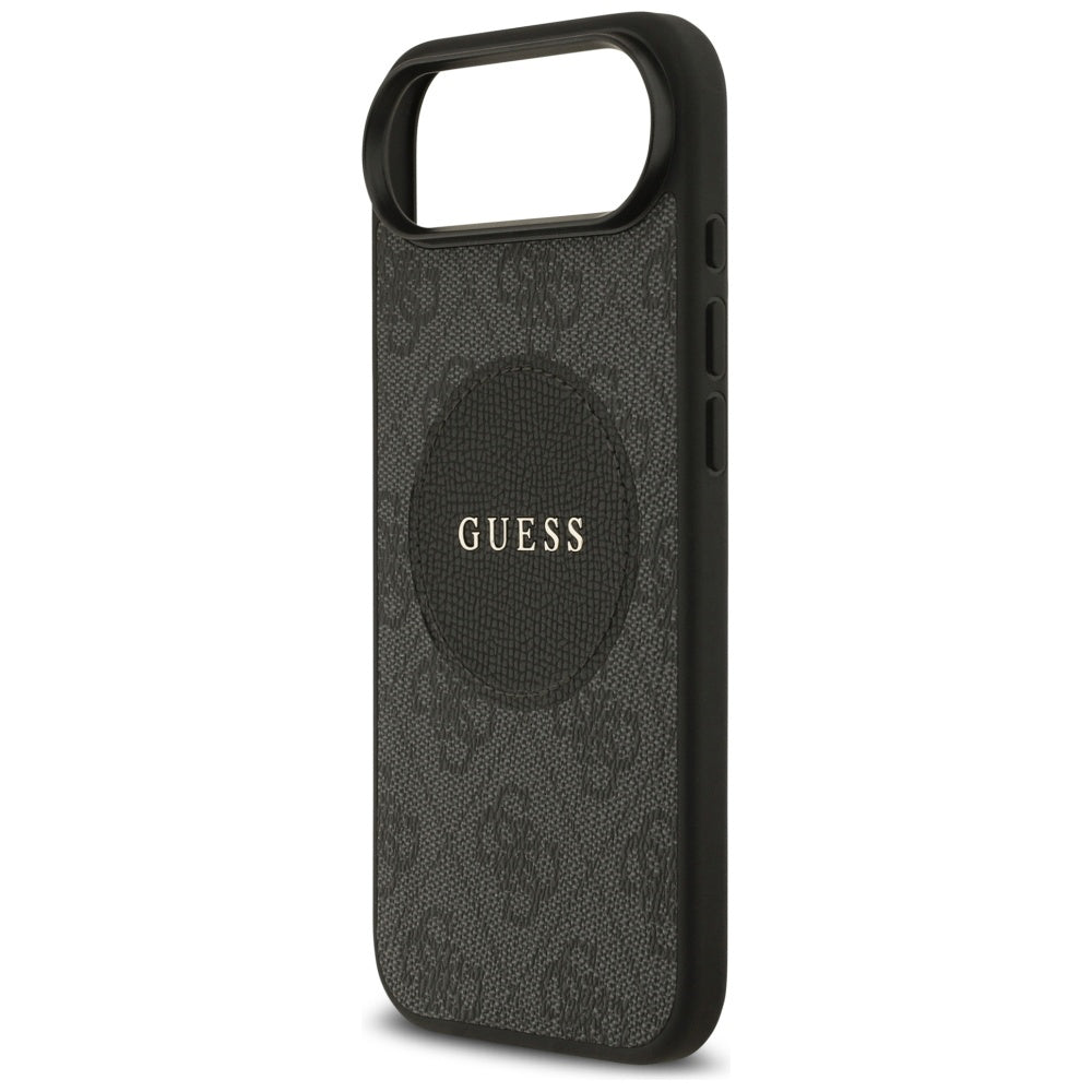 Puzdro MagSafe pre Apple iPhone 17 Air, Guess, 4G Circle Classic Logo, Čierne
