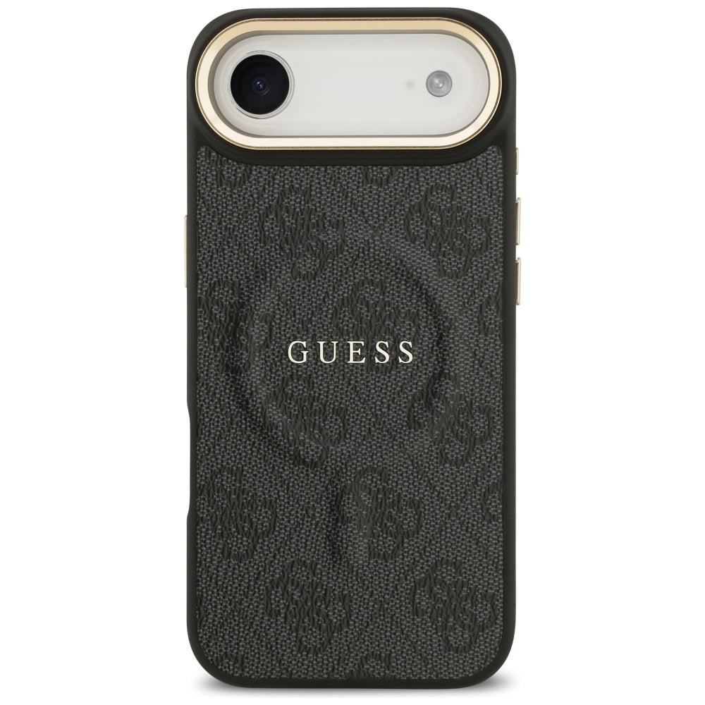 Puzdro MagSafe pre Apple iPhone 17 Air, Guess, 4G Classic, Čierne