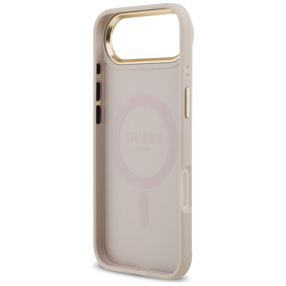 Puzdro MagSafe pre Apple iPhone 17 Air, Guess, 4G Classic, Ružové