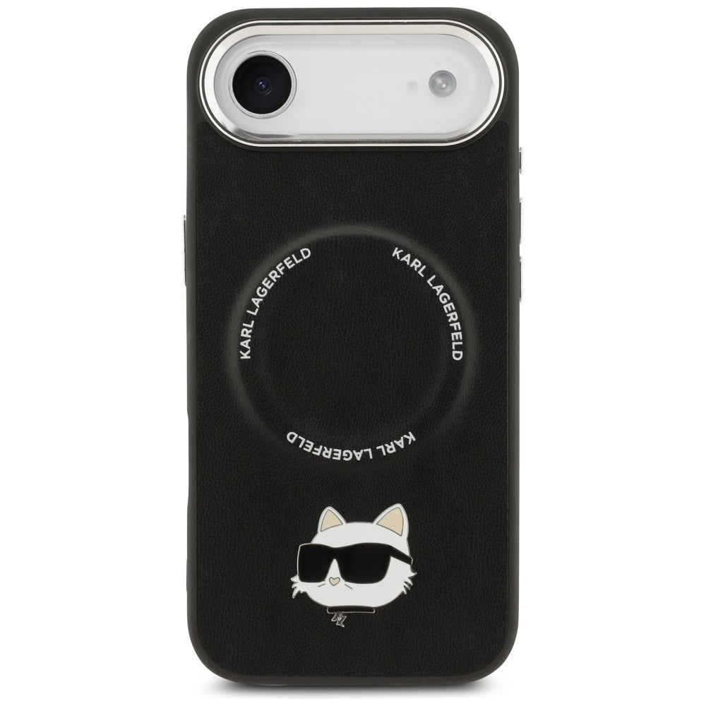Puzdro MagSafe pre Apple iPhone 17 Air, Karl Lagerfeld, Choupette Pin, Čierne