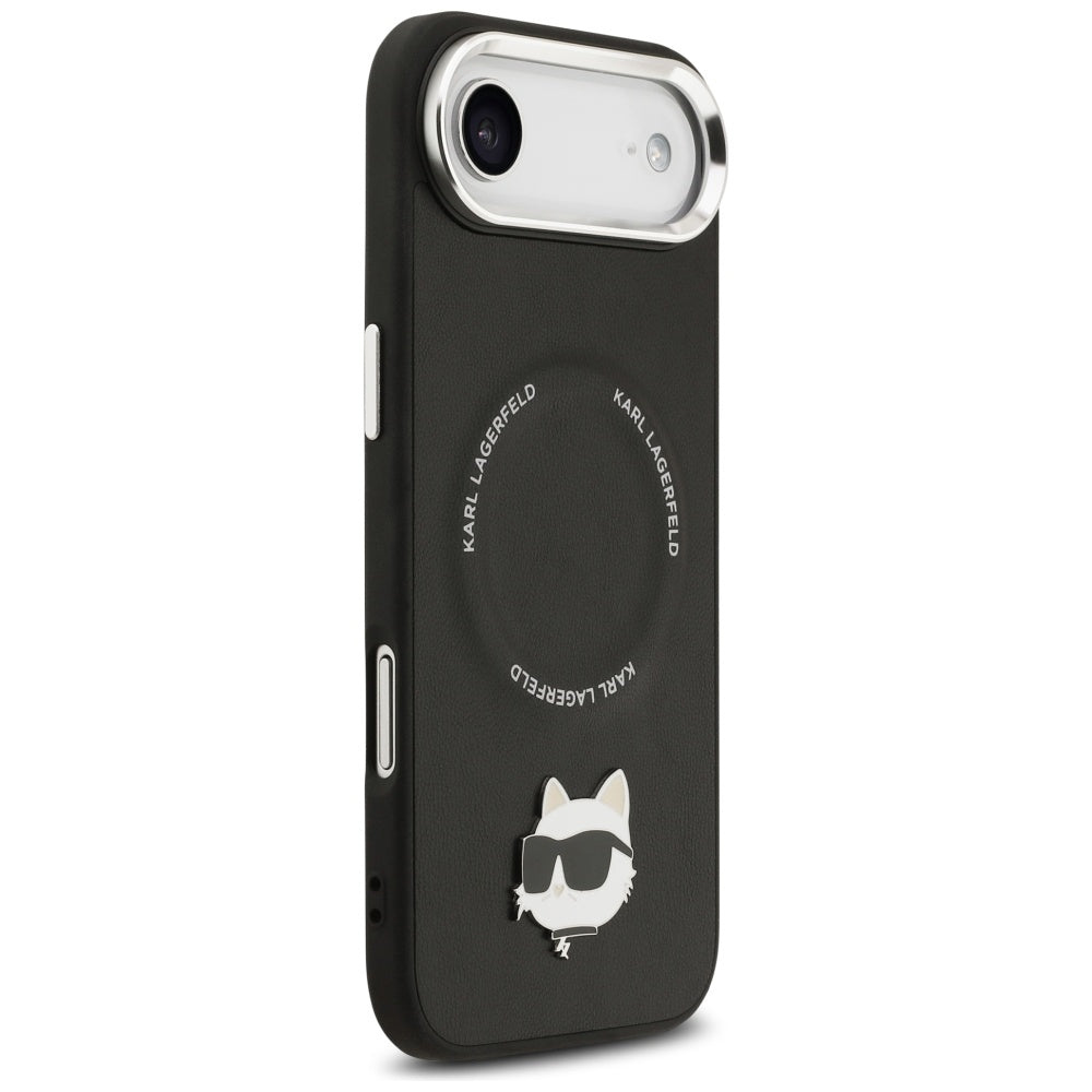 Puzdro MagSafe pre Apple iPhone 17 Air, Karl Lagerfeld, Choupette Pin, Čierne