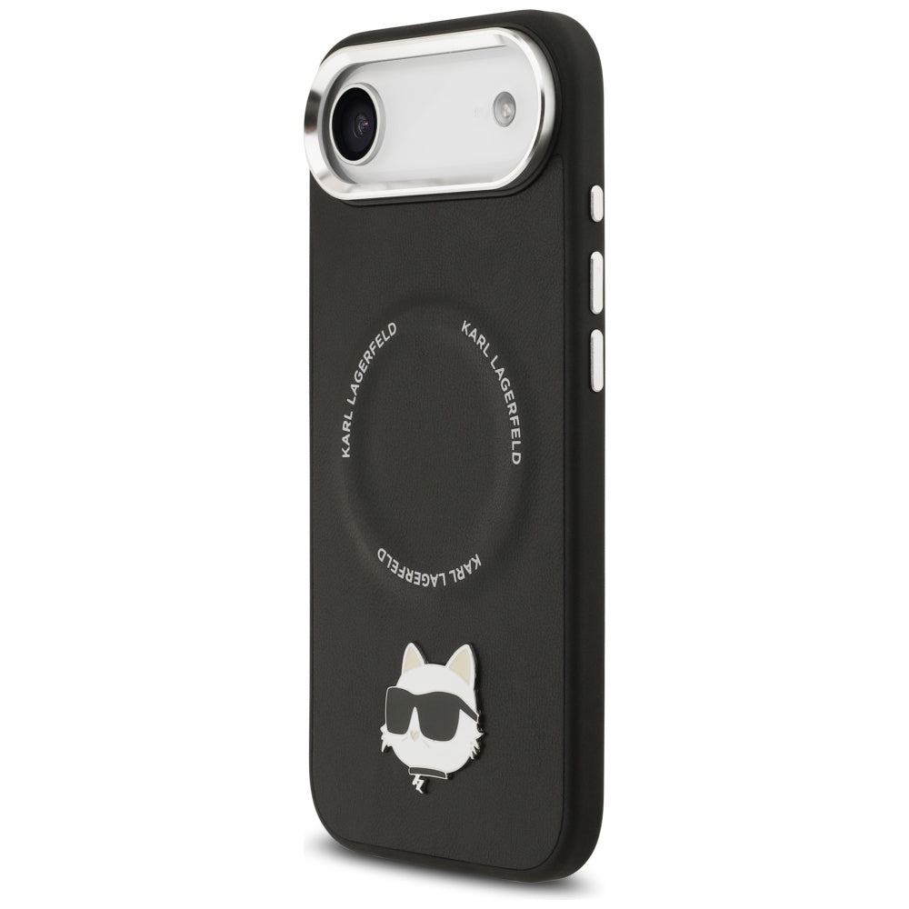 Puzdro MagSafe pre Apple iPhone 17 Air, Karl Lagerfeld, Choupette Pin, Čierne
