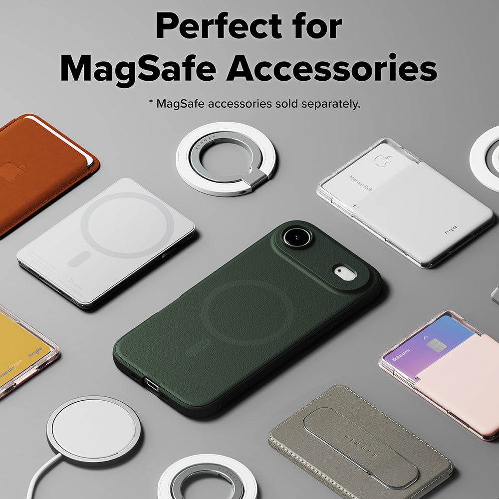 Puzdro MagSafe pre Apple iPhone 17 Air, Ringke, Onyx, Tmavozelená