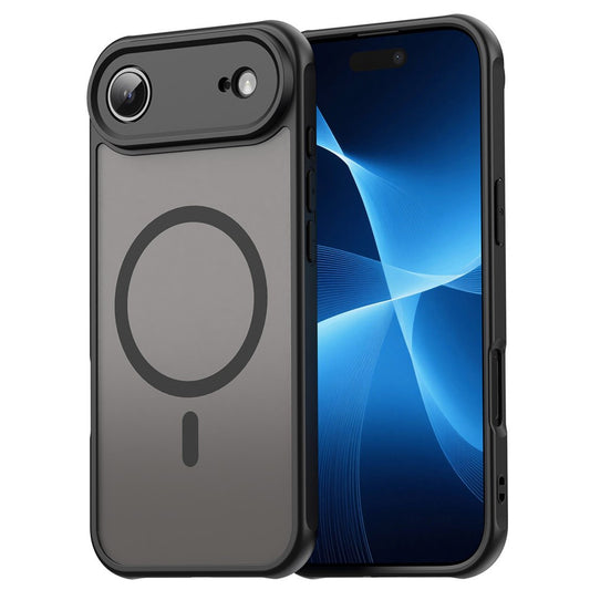 Puzdro MagSafe pre Apple iPhone 17 Air, Techsuit, HaloFrost II, Čierne