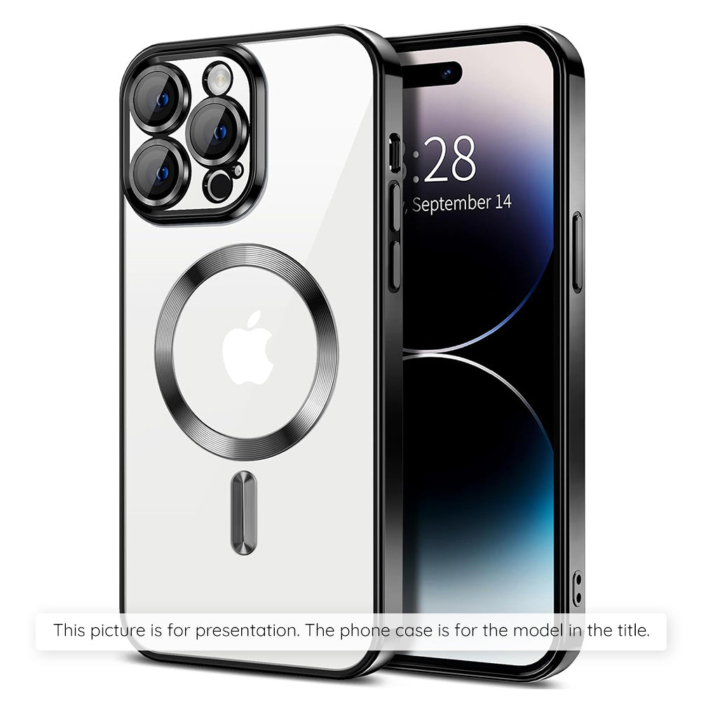 Puzdro MagSafe pre Apple iPhone 17 Air, Techsuit, Luxury Crystal, Čierne