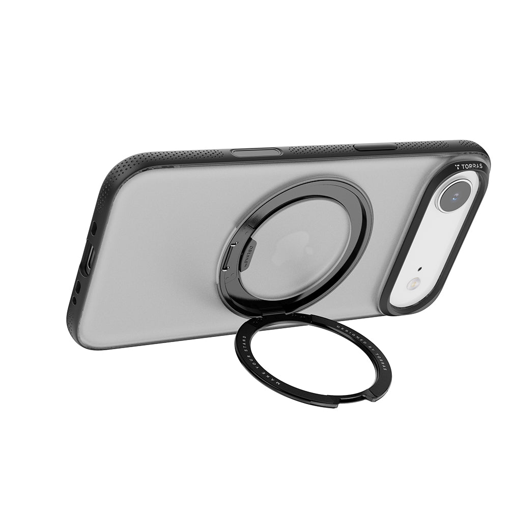 Puzdro MagSafe pre Apple iPhone 17 Air, Torras, Ostand R Fitness, Čierne