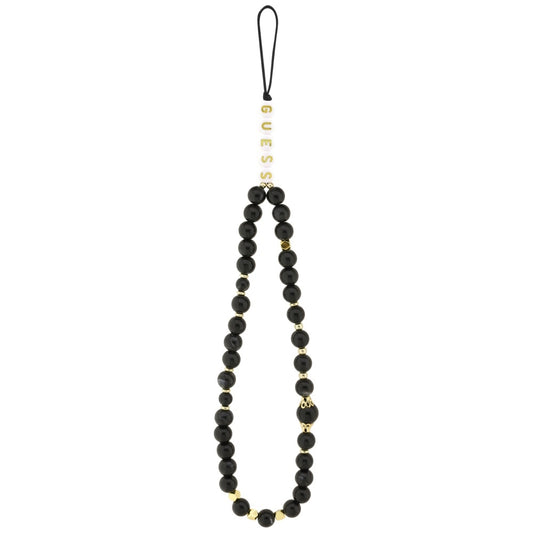 Puzdro MagSafe pre Apple iPhone 17, Guess, 4G Triangle Logo with Cord Strap, Čierne