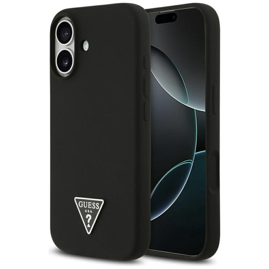 MagSafe Case for Apple iPhone 17, Guess, Triangle Logo, Black