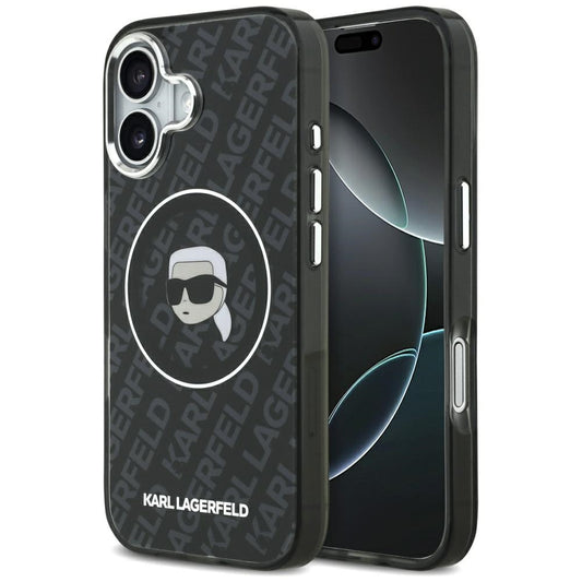 MagSafe Case for Apple iPhone 17, Karl Lagerfeld, IML Karl's Head, Black