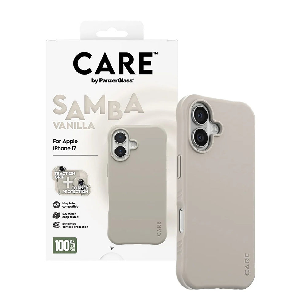 Puzdro MagSafe pre Apple iPhone 17, PanzerGlass, Care Fashionable, Béžová