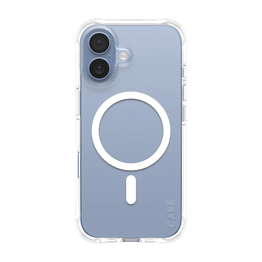 Puzdro MagSafe pre Apple iPhone 17, PanzerGlass, Care Fashionable, Biela Transparentná