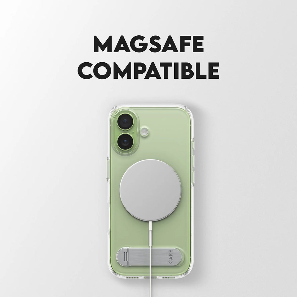 Puzdro MagSafe pre Apple iPhone 17, PanzerGlass, s funkciou Kickstand, Transparentné