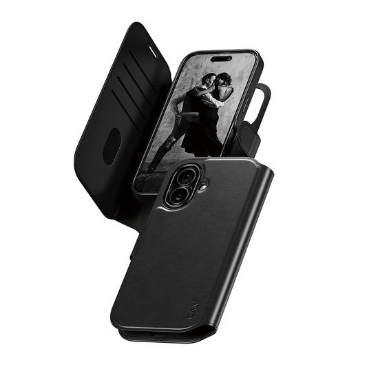 Puzdro MagSafe pre Apple iPhone 17, PanzerGlass, Care Feature Tango Two-in-One, Čierne