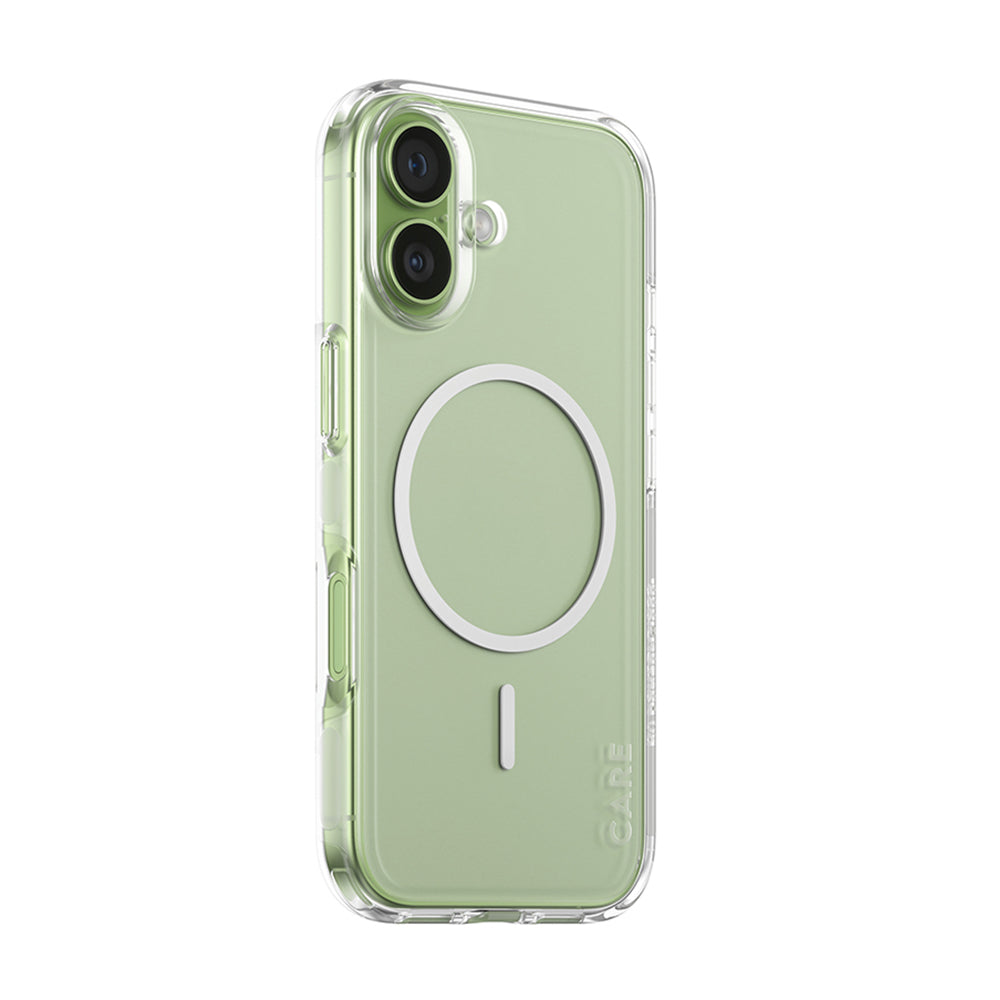 MagSafe Case for Apple iPhone 17, PanzerGlass, Urban Explorer Care, White Transparent