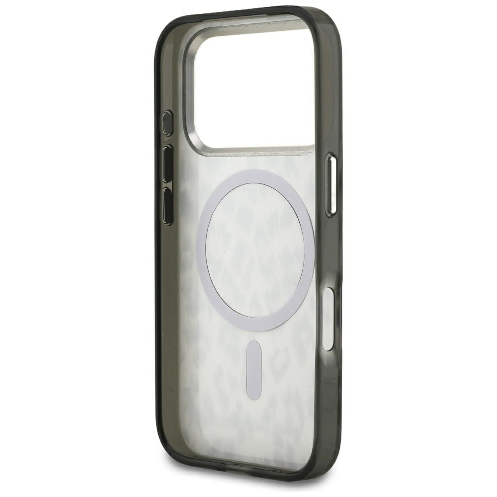 Puzdro MagSafe pre Apple iPhone 17 Pro, Karl Lagerfeld, IML Leopard Pattern, Hnedá